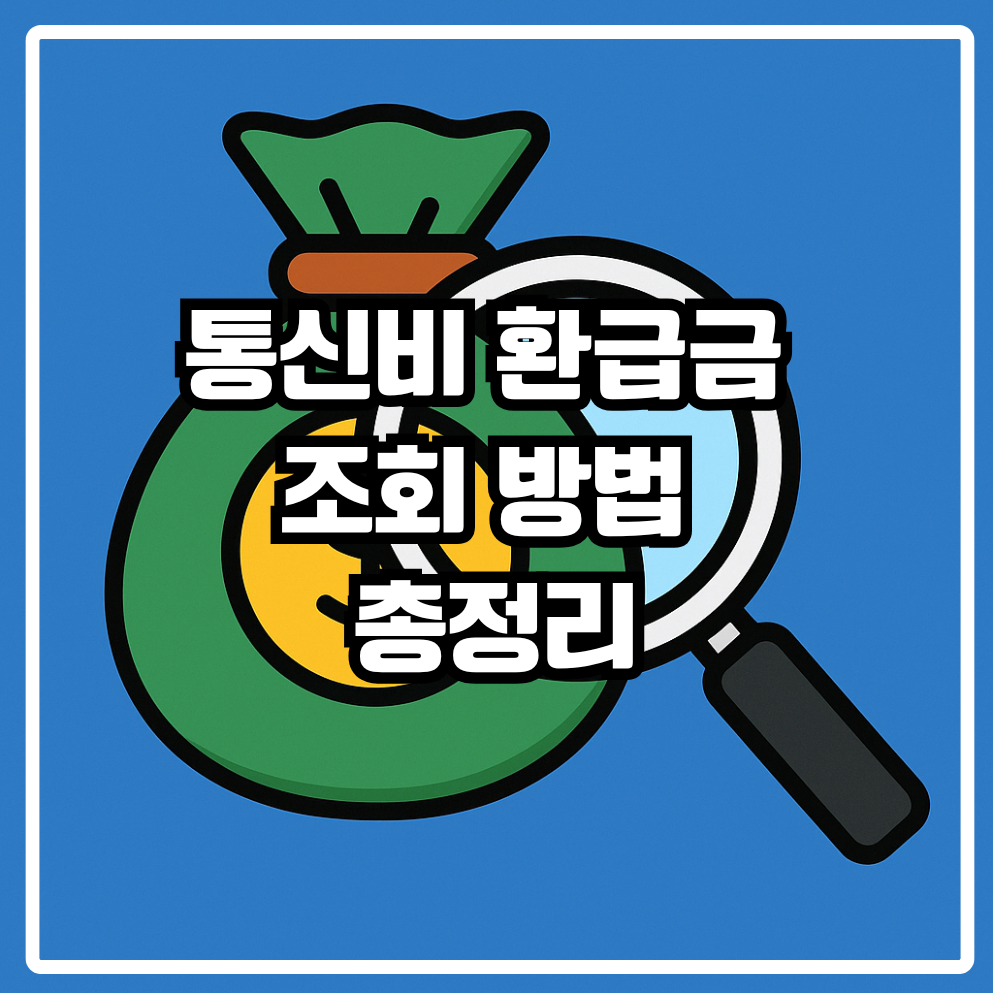 통신비 환급금