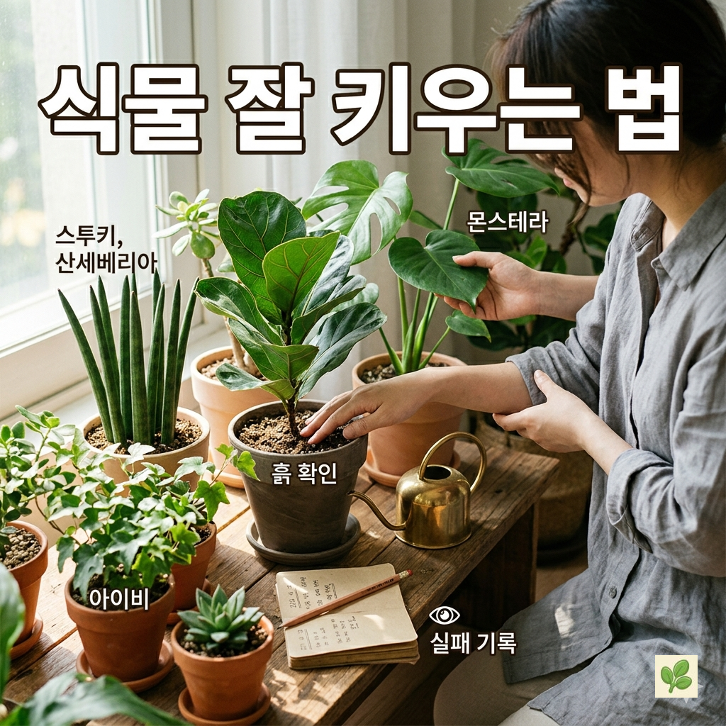 식물 잘 키우는 법 식물 잘 키우는 사람들의 공통 습관 5가지