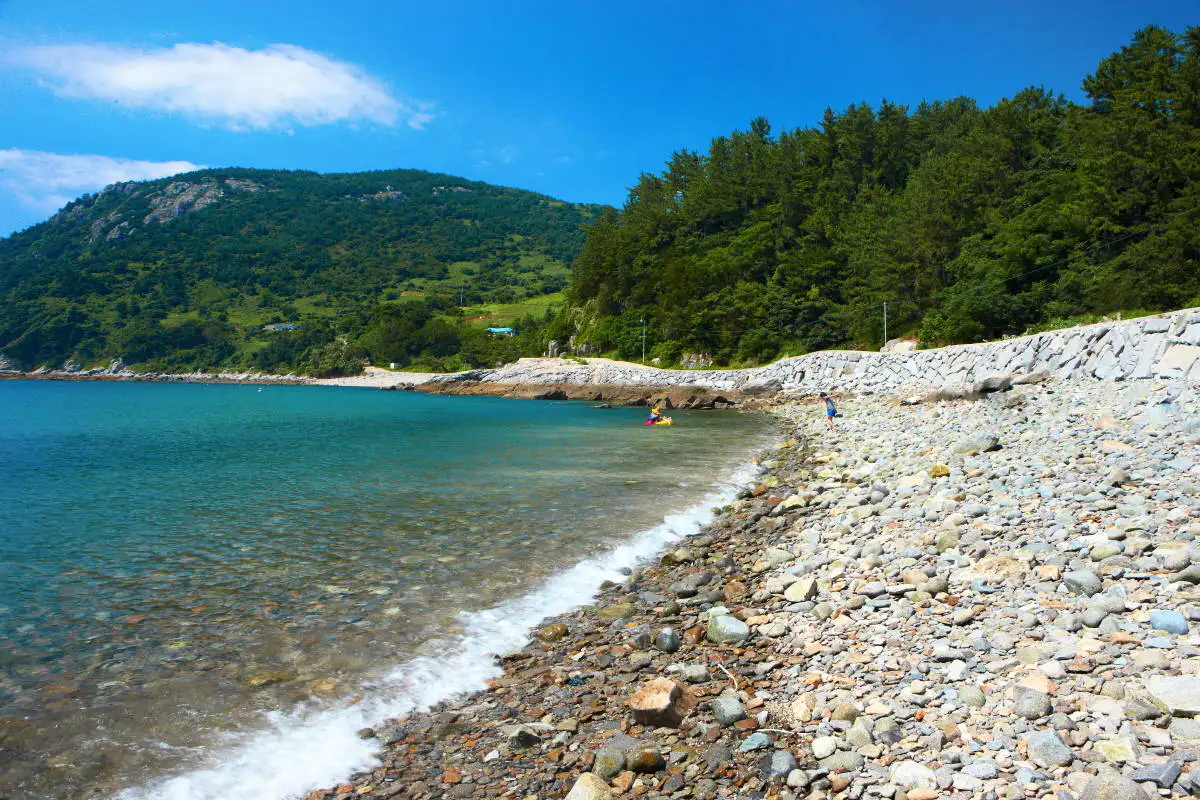 금오도 해변