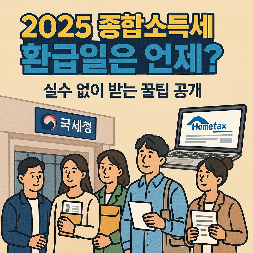 2025 종합소득세 환급일은 언제? 실수 없이 받는 꿀팁 공개!