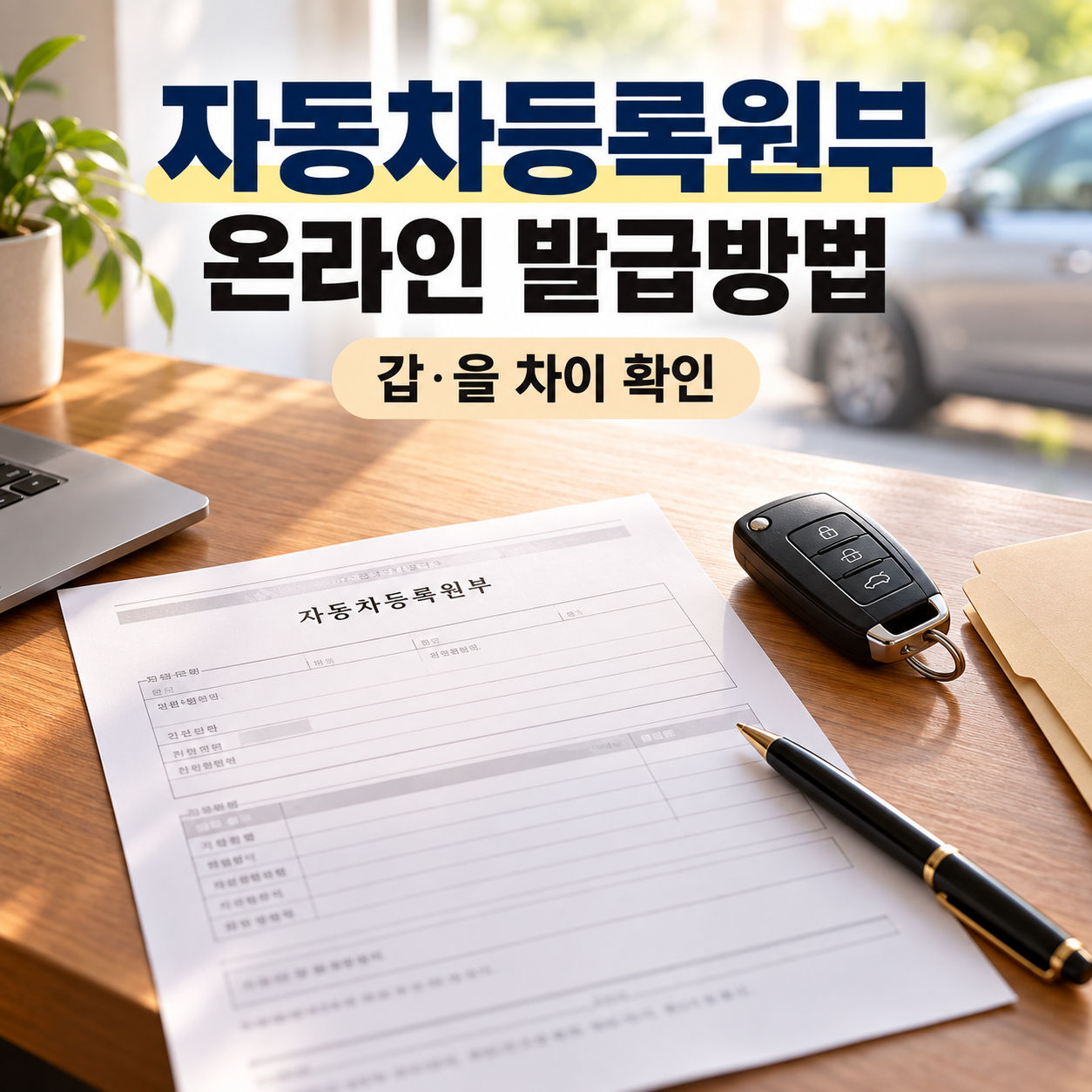 자동차등록원부 발급방법 대표 이미지