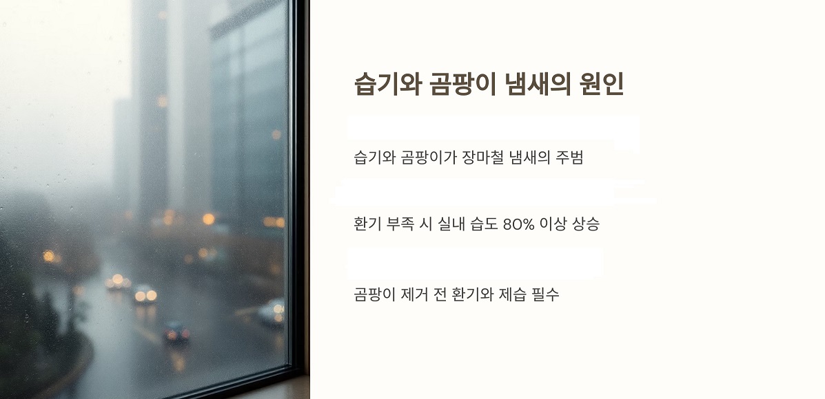 습기와 곰팡이 냄새의 원인