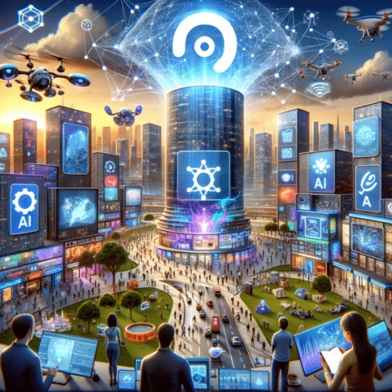 오픈AI가 글로벌 AI 비즈니스 생태계를 장악한 모습.