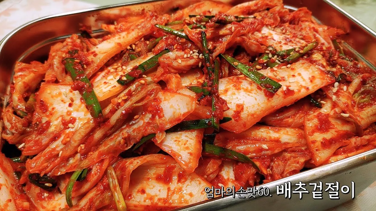 겉절이 맛있게 담그는 법 겉절이 김치 황금 레시피_4