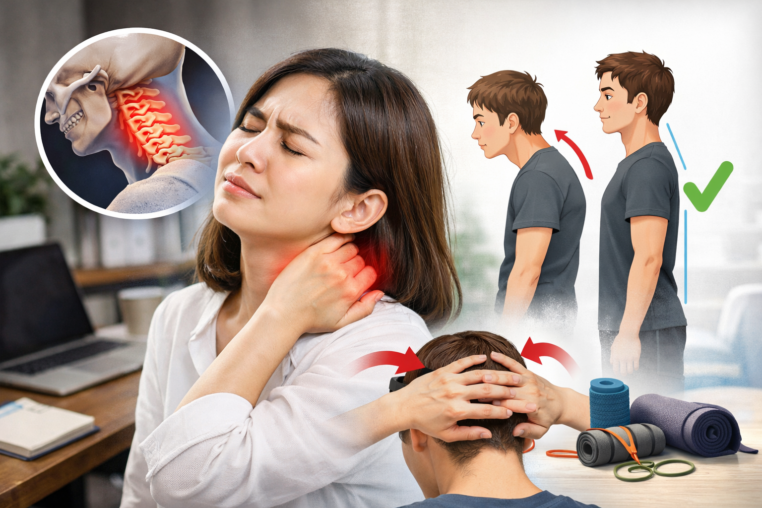 목 통증이 생기는 이유