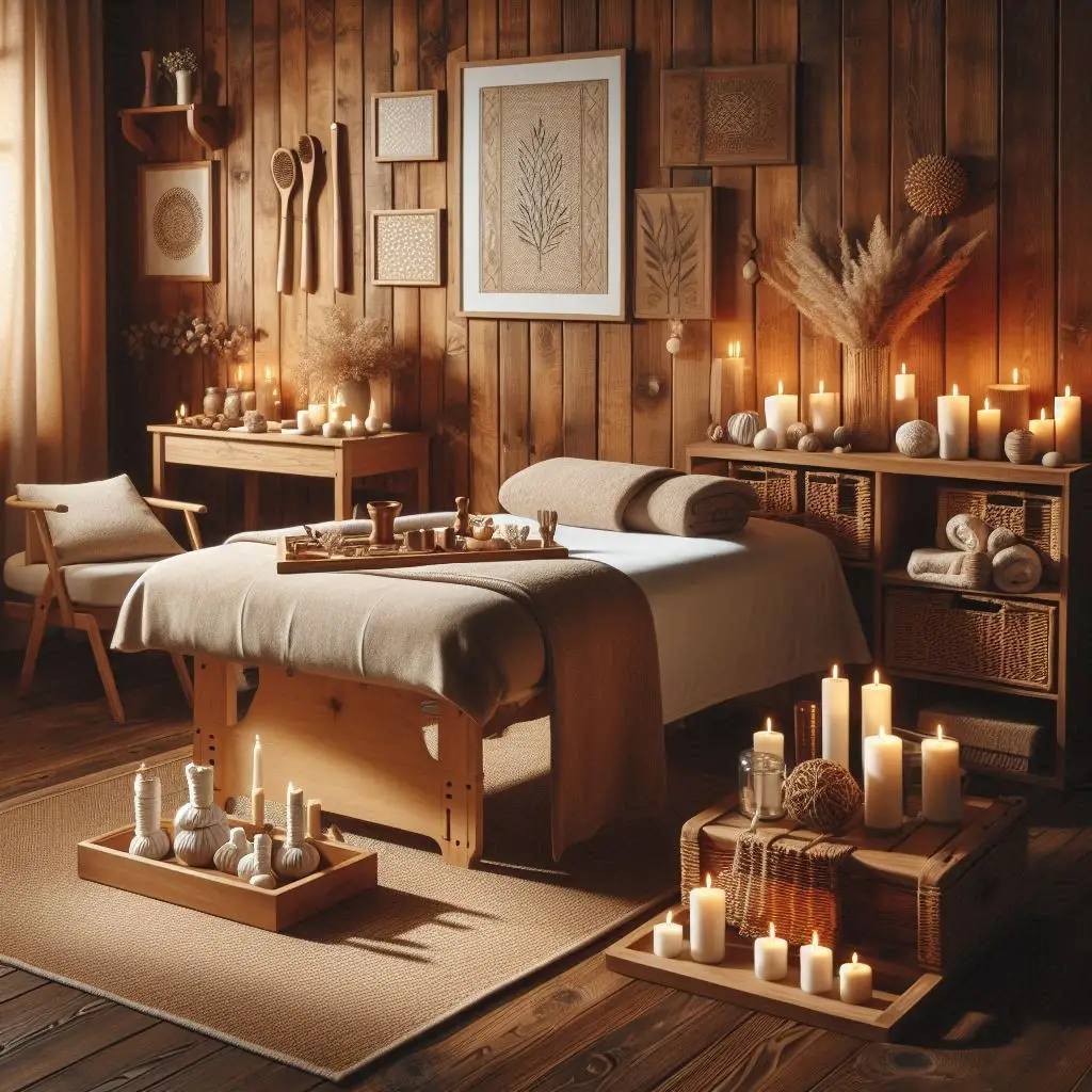 피부,체형관리 샵 배경