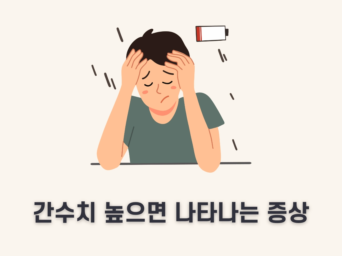 간수치 높으면 나타나는 증상