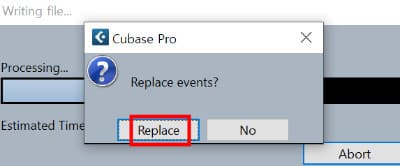 Audio - Bounce Selection - 리플레이스