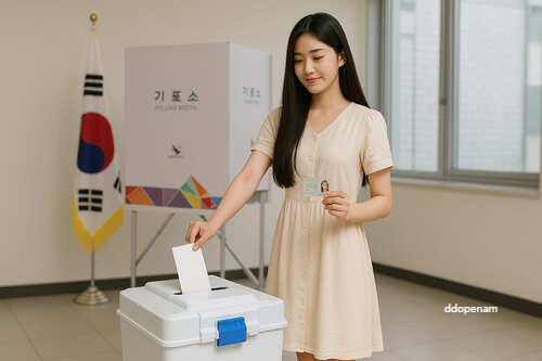 21대 대선 사전투표 인증하는 색다른 방법 출력만 하면 끝