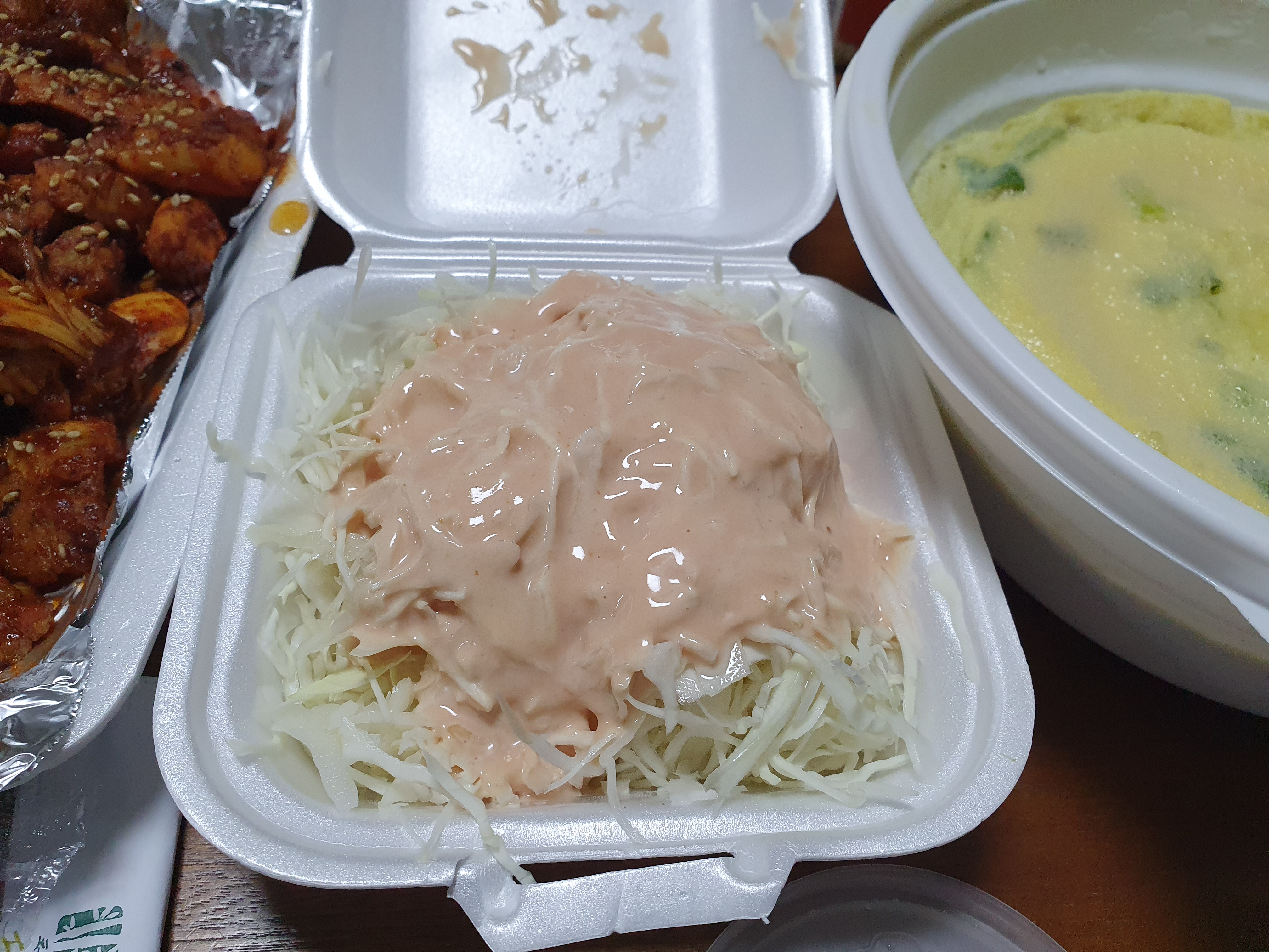 불닭에 필수인 양배추 샐러드!!