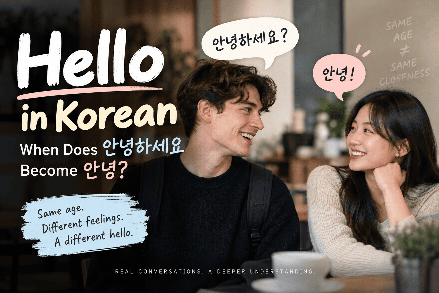 Hello in Korean