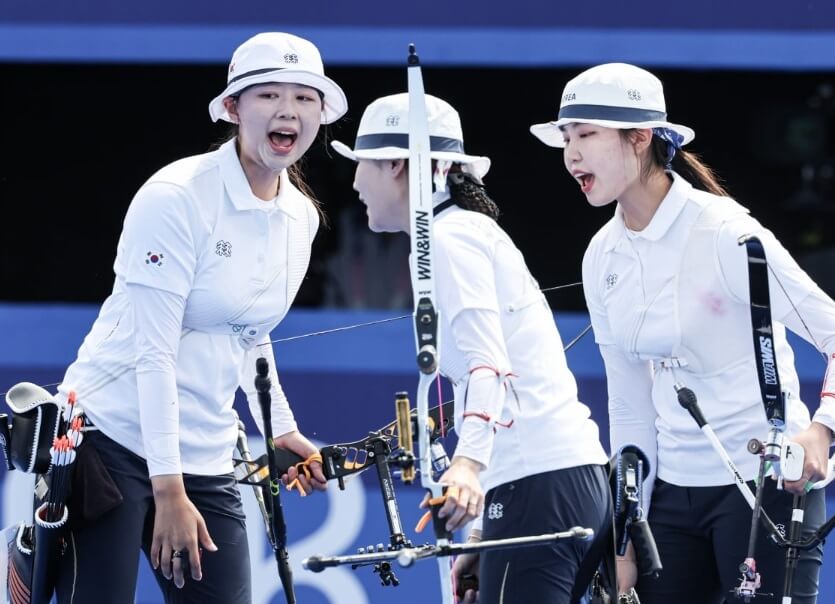 2024 파리올림픽 양궁 여자단체전 대한민국 금메달 하이라이트 다시보기