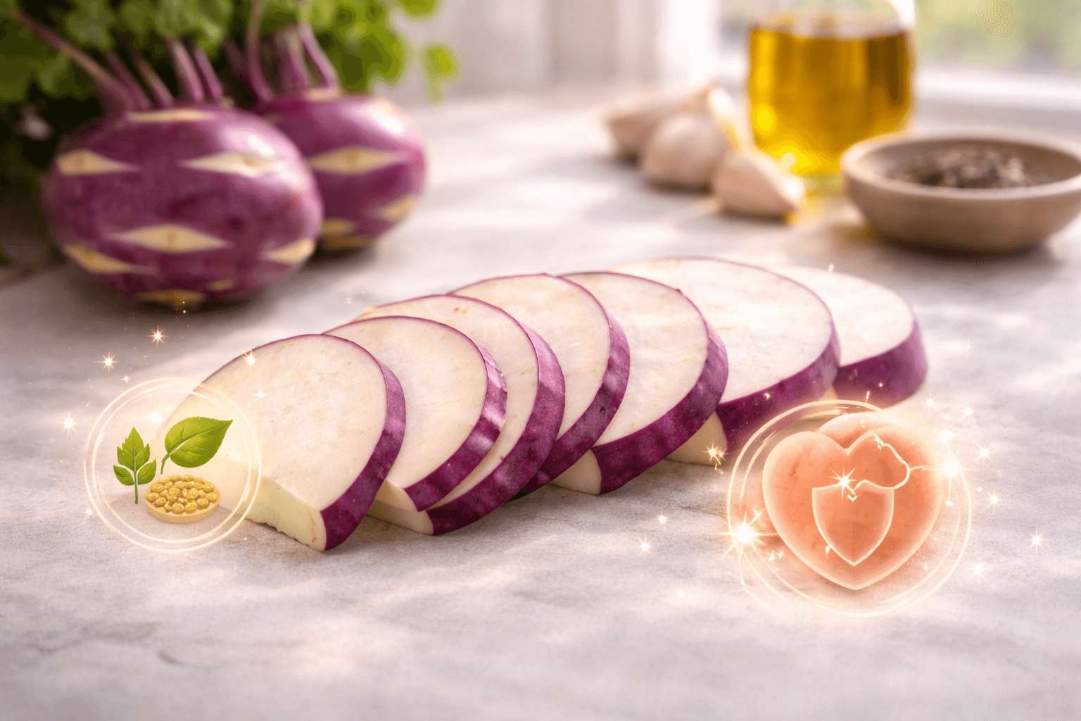 혈관 건강에 도움 되는 콜라비 영양 성분