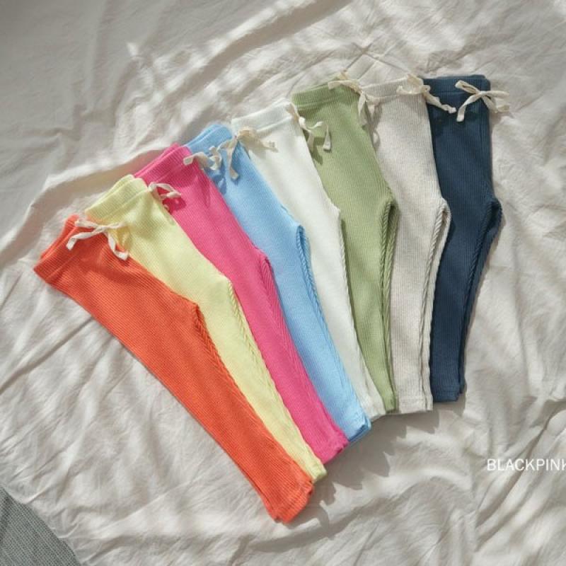 블랙핑크 봄골지리본레깅스