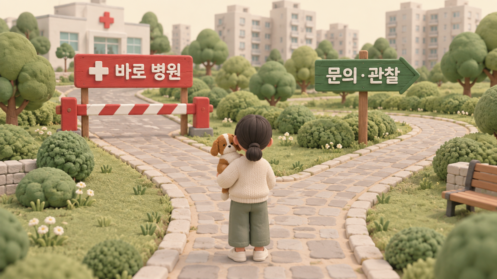 송편 먹은 뒤 대처 갈림길
