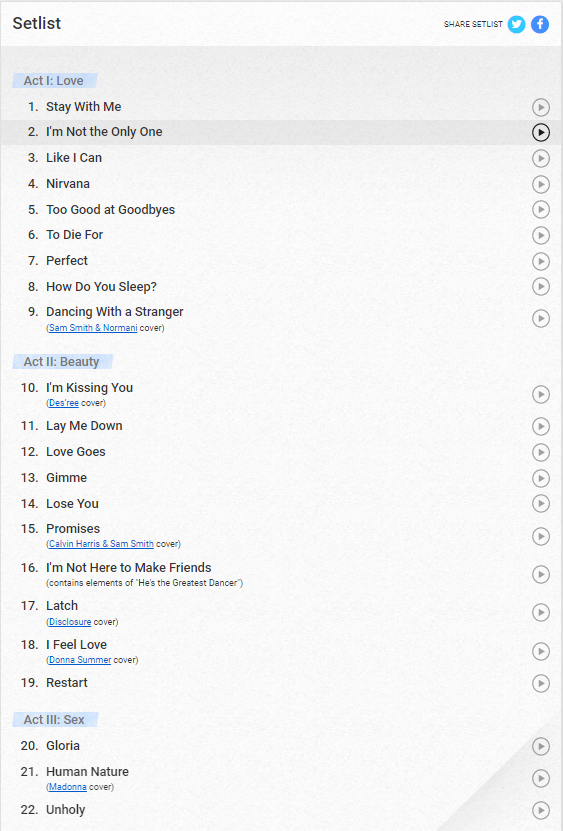 콘서트-셋리스트