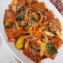 도토리묵 무침 황금레시피