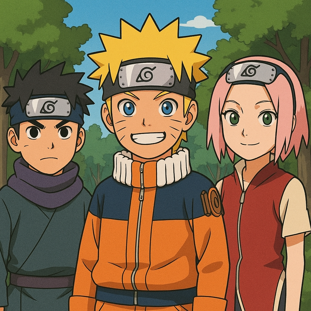 나뭇잎 마을 닌자 친구들의 우정