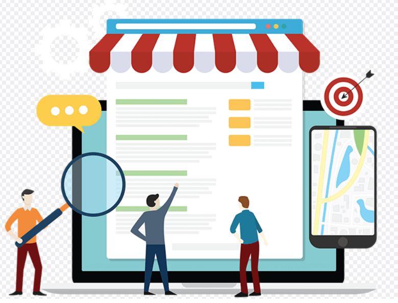 가게 입지를 분석하는 모습