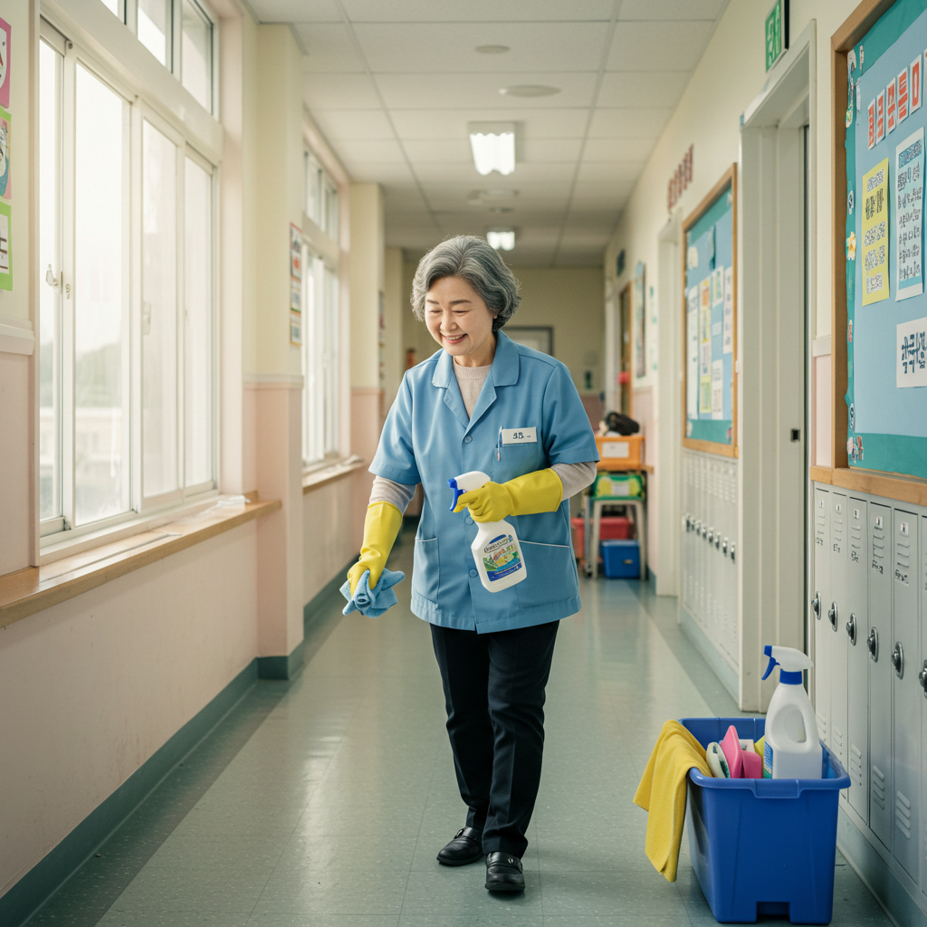 청소 및 간단 업무 일자리, 시간제로 도전! 주부·시니어도 가능한 2025년 현실 일자리