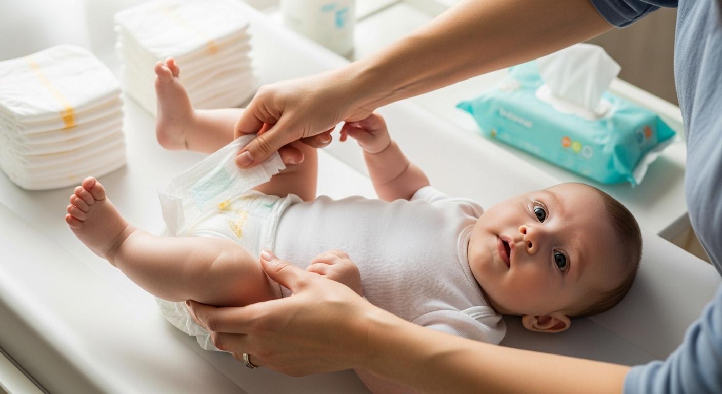 기저귀 갈이 순서