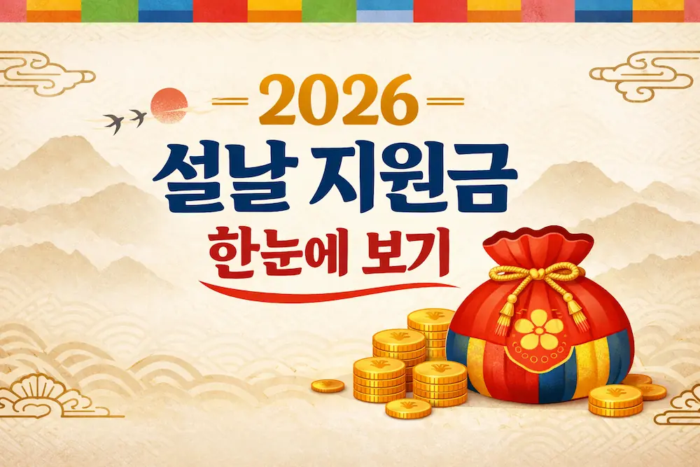 2026 설날 지원금 지역별 민생지원금 신청방법 총정리 썸네일