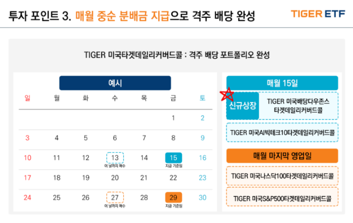TIGER 미국배당다우존스타겟데일리커버드콜