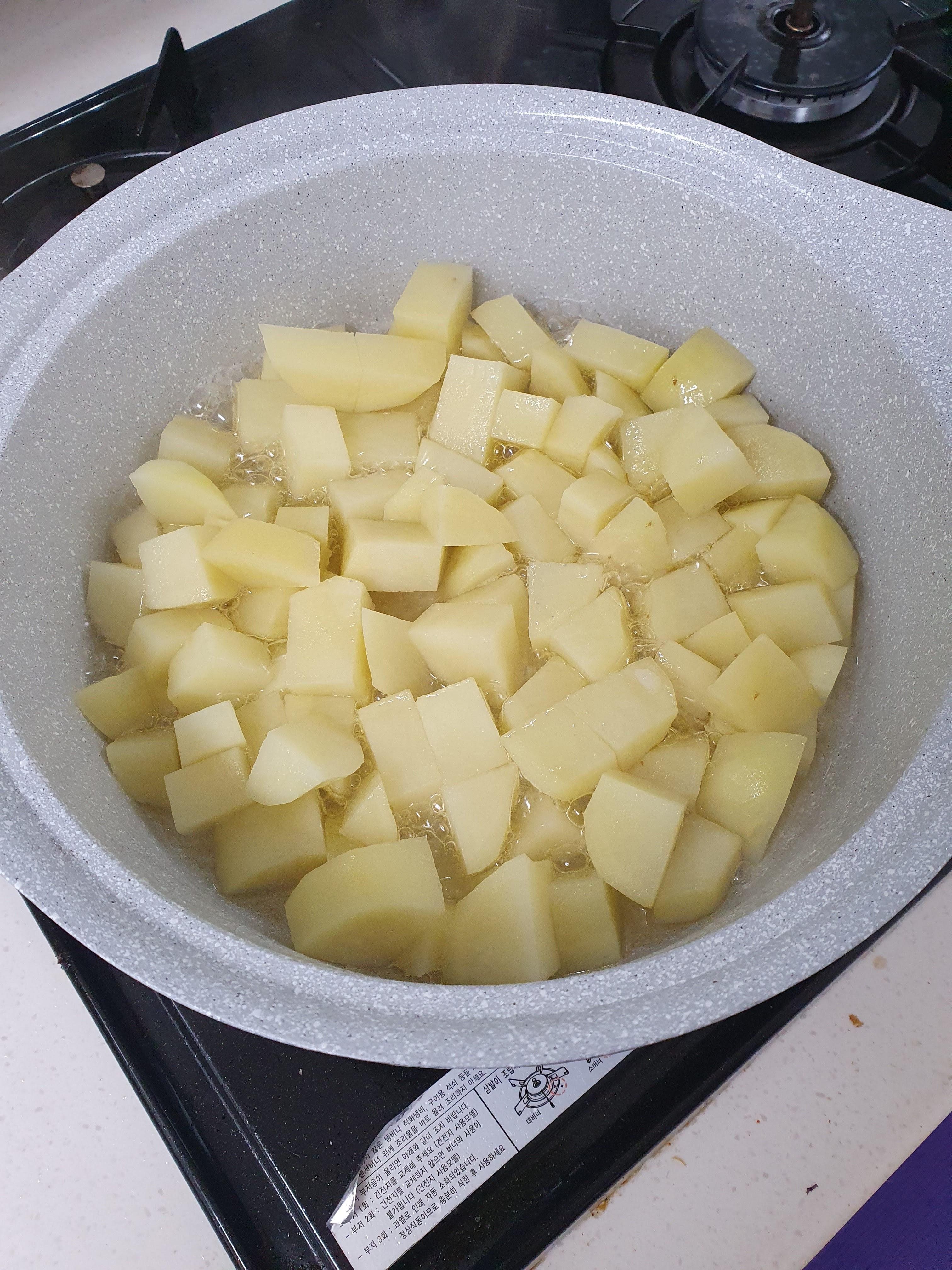 감자 부서지지 않게