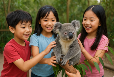 호주에서 코알라 체험 관련 사진