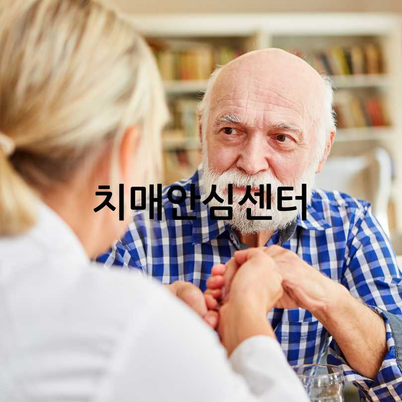 치매안심센터의 제공 서비스 및 지원 물품