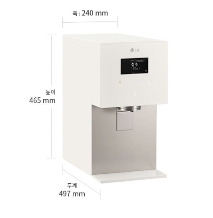 WD721RE 엘지 오브제 정수기 크기
