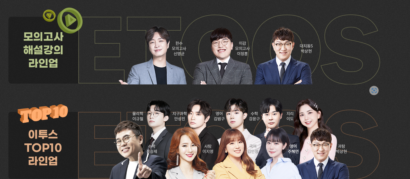 이투스 강사진