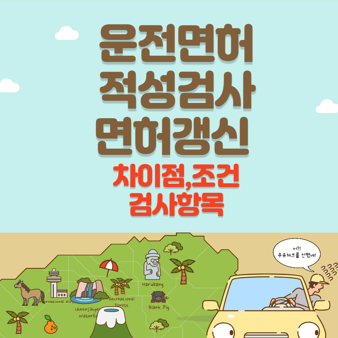 적성검사 면혀갱신 차이 썸네일