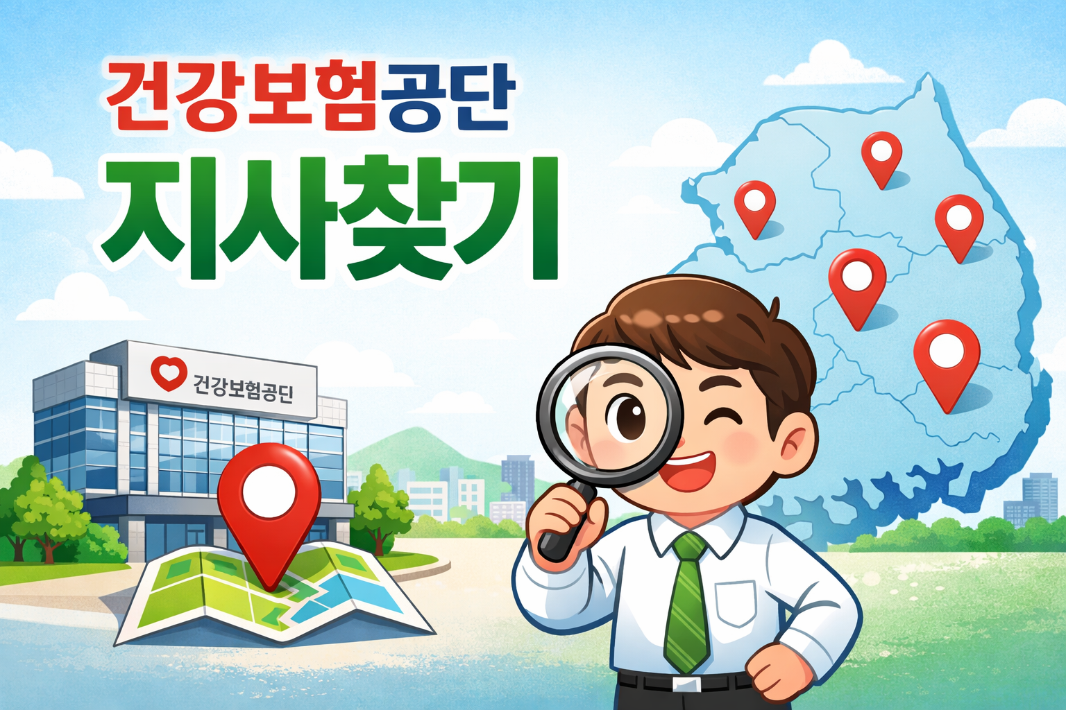 건강보험공단 지사찾기