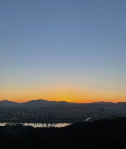 해돋이 명소 서울 (아차산 해맞이공원) 일출 사진