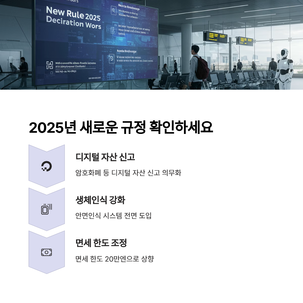 2025년 비짓재팬 웹 세관신고 완벽 가이드 금지품목·반입제한품목 총정리