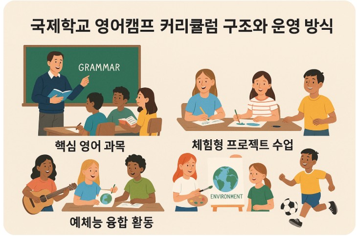 국제학교 영어캠프 커리큘럼 필요성, 구성, 전망 관련