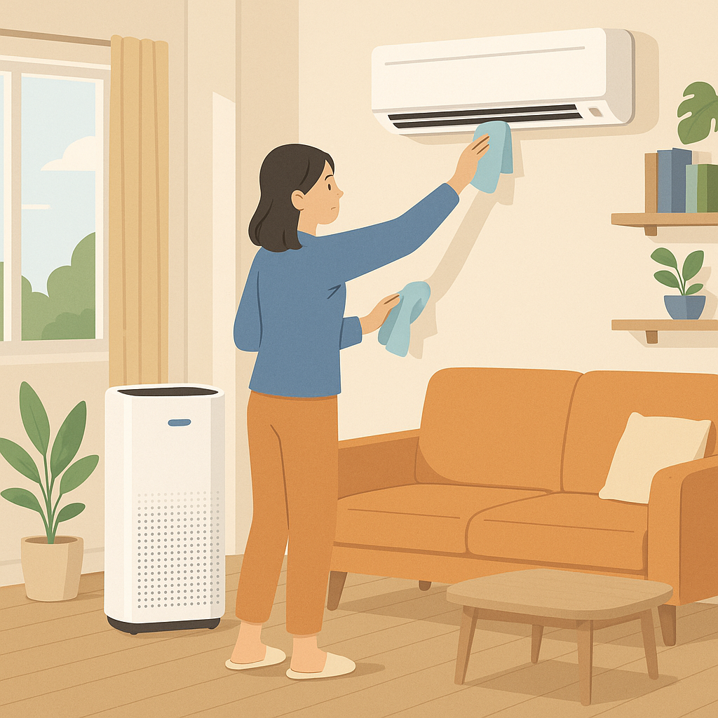 에어컨 냄새 없애는 셀프 청소법