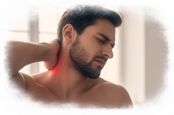 목 디스크-통증