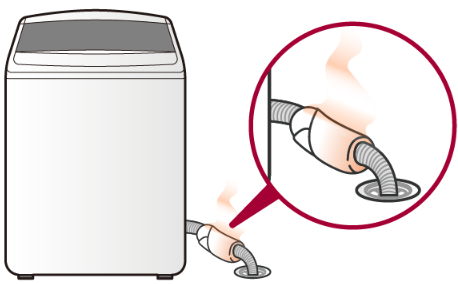 배수 호스 녹이기