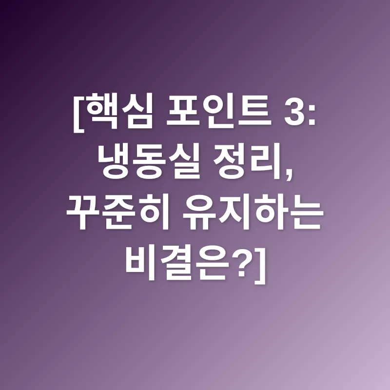 냉동실 정리_3