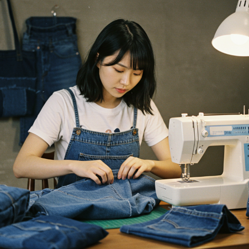 청바지 리폼 소품