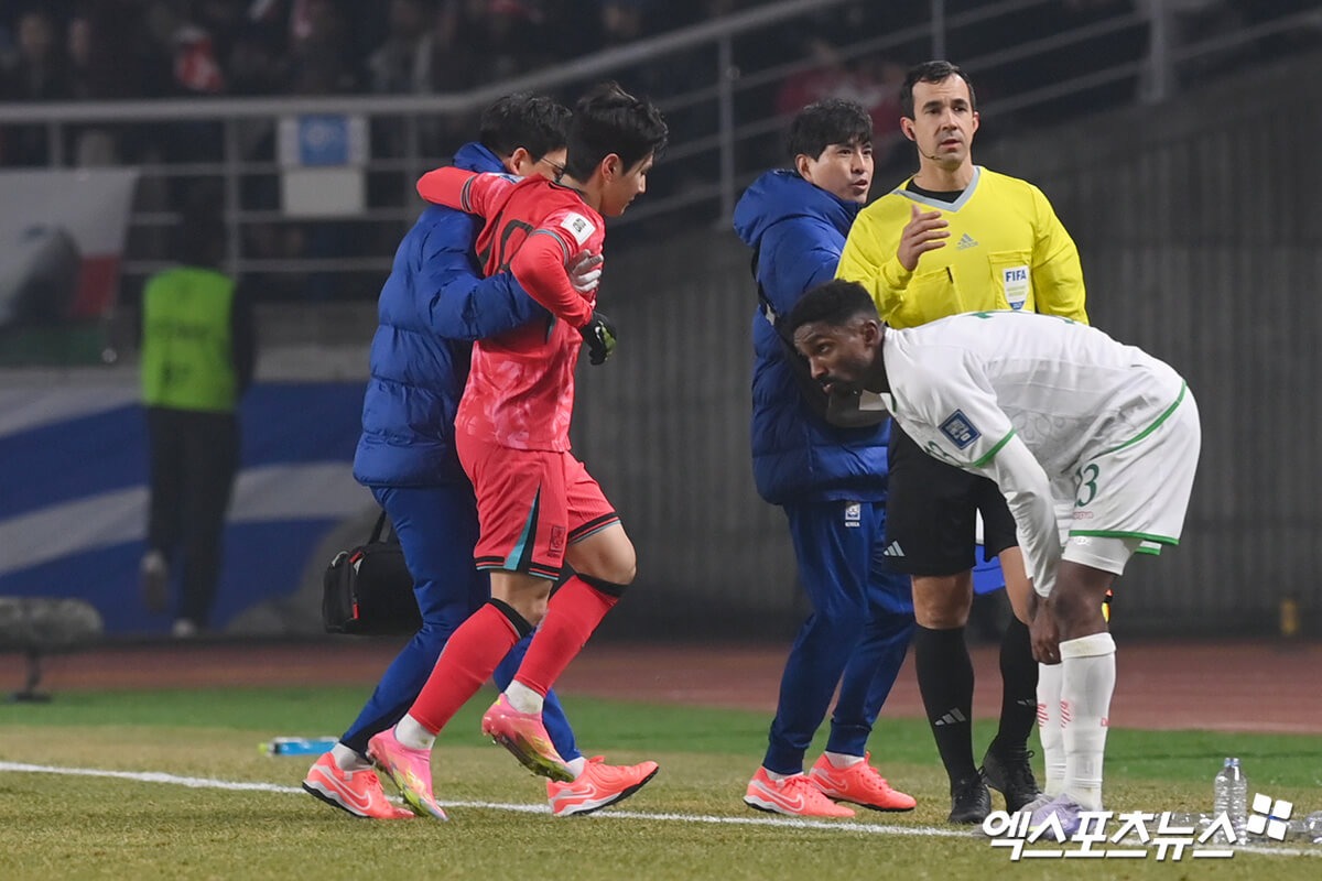 이강인 부상… 한국, 오만전 아쉬운 무승부