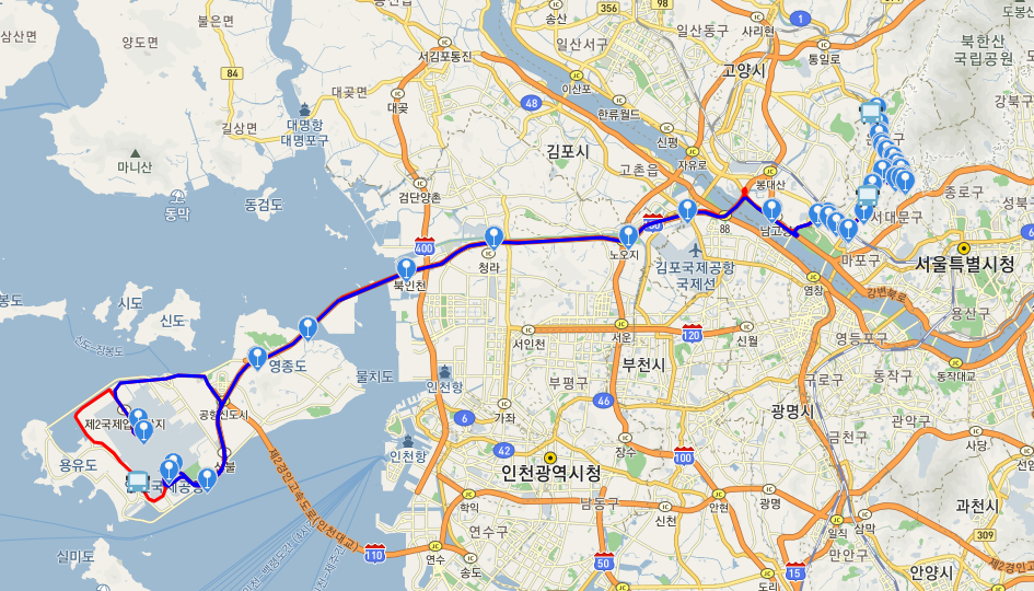 6012번 공항버스