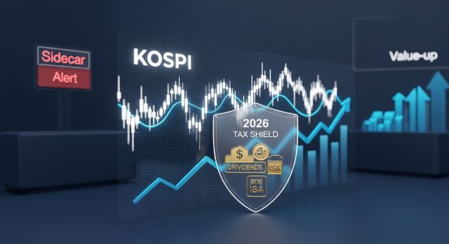 2026년 코스피 변동성 대응을 위한 밸류업 및 절세 전략 시각화 자료