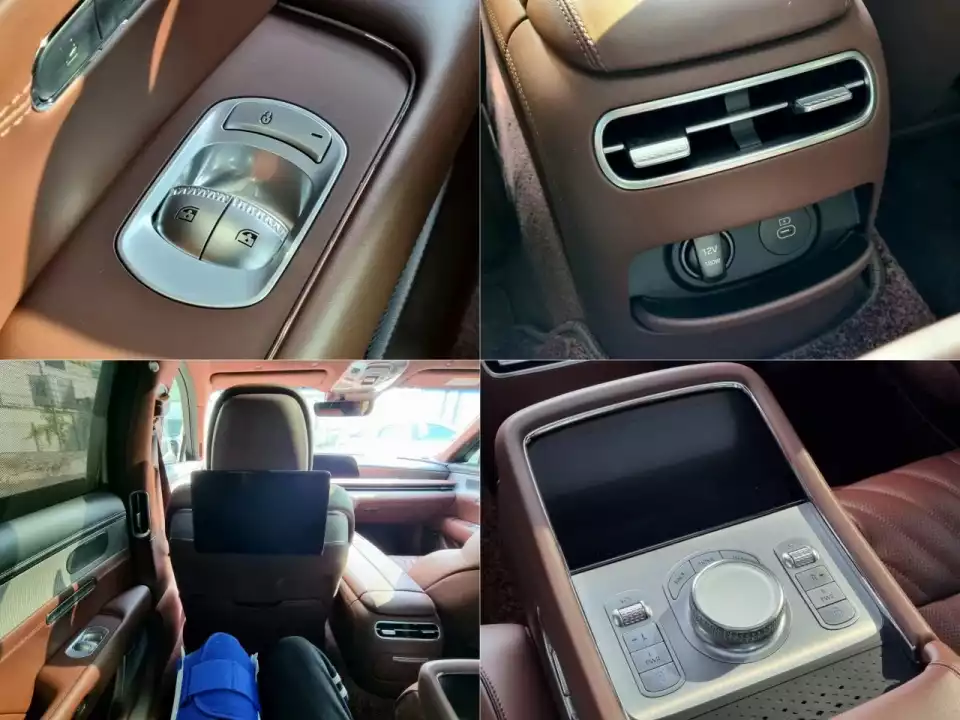 G90 뒷좌석 주요 구성을 모았습니다.