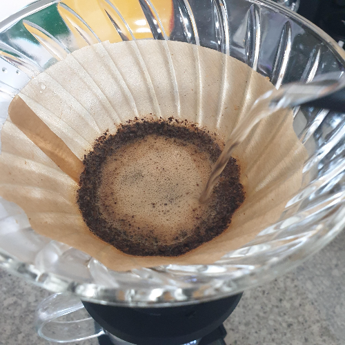 8g레시피와 13g레시피: 소량의 원두로 브루잉 해보자_13g_푸어링