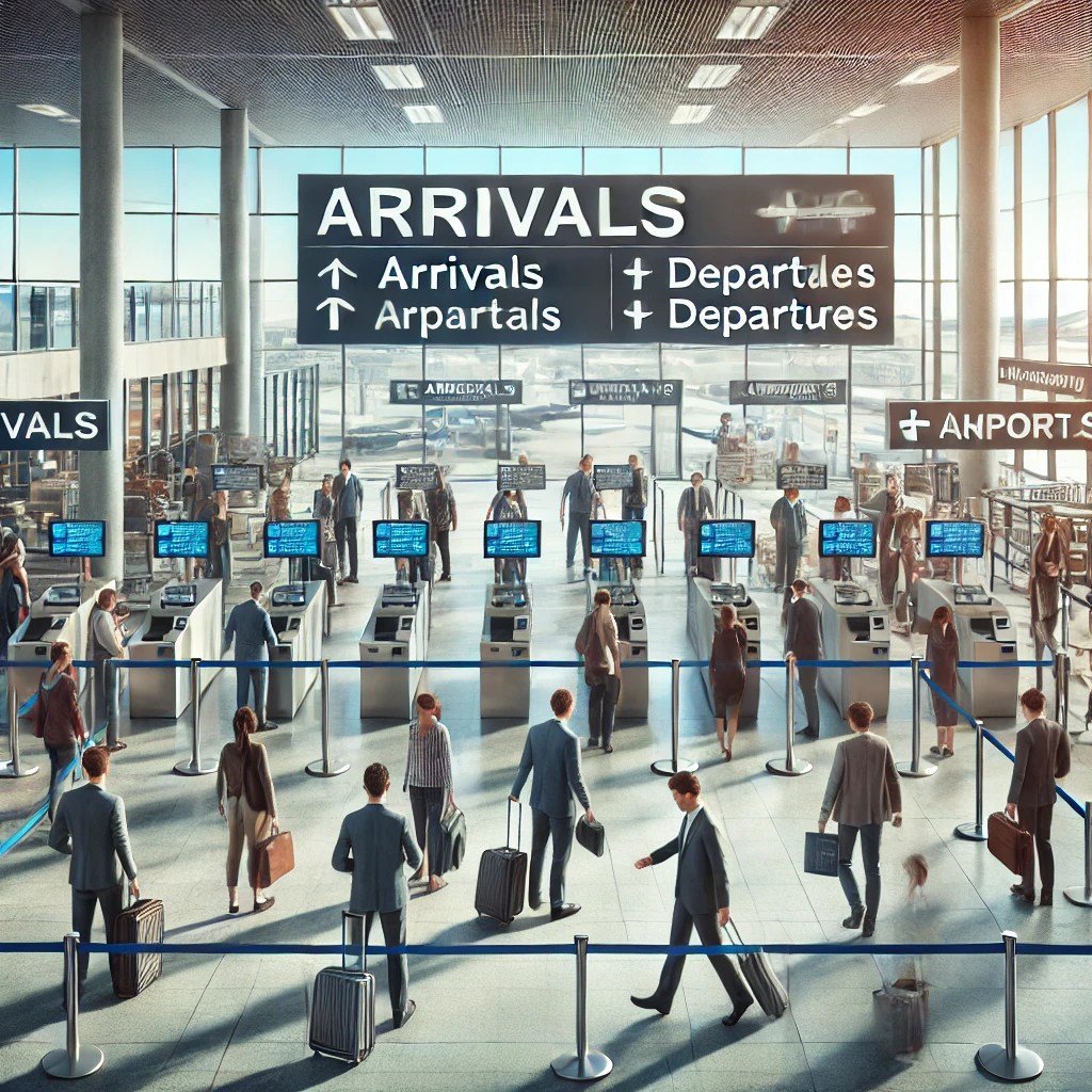 일본 공항 입국장 모습 이미지