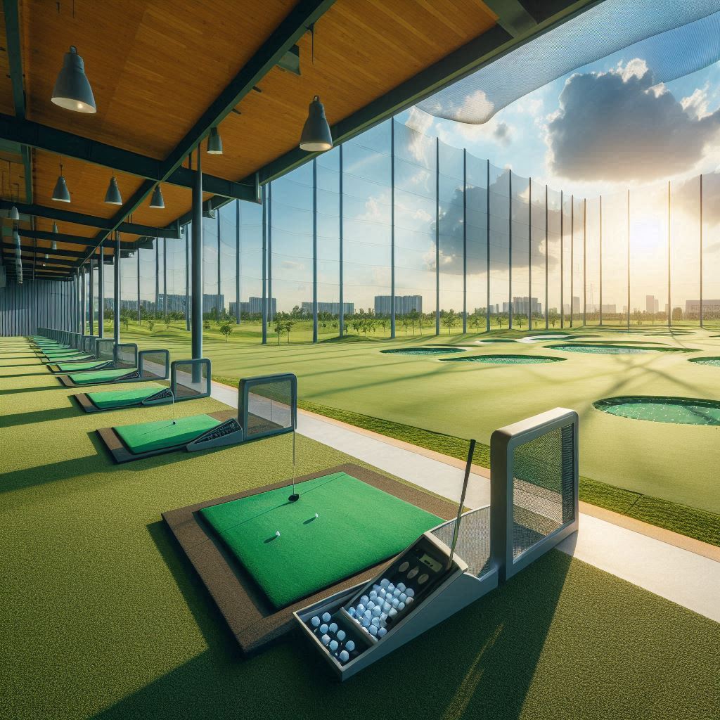 실외골프연습장 배경