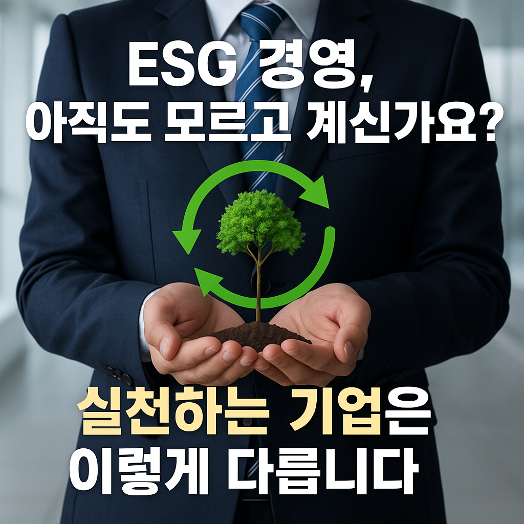 ESG 경영, 실천하는 기업은 이렇게 다릅니다 (지속가능성, 투자, 경쟁력)